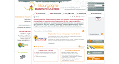 Desktop Screenshot of bourgogne-batiment-durable.fr